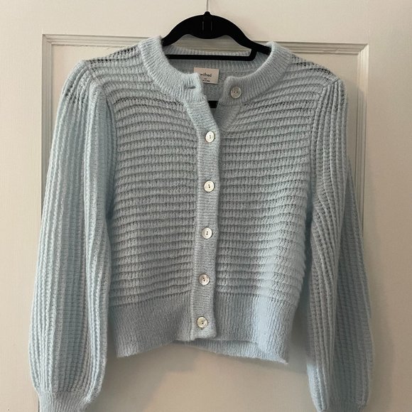 Wilfred Alessia Cardigan in Baby Blue. - Picture 1 of 6